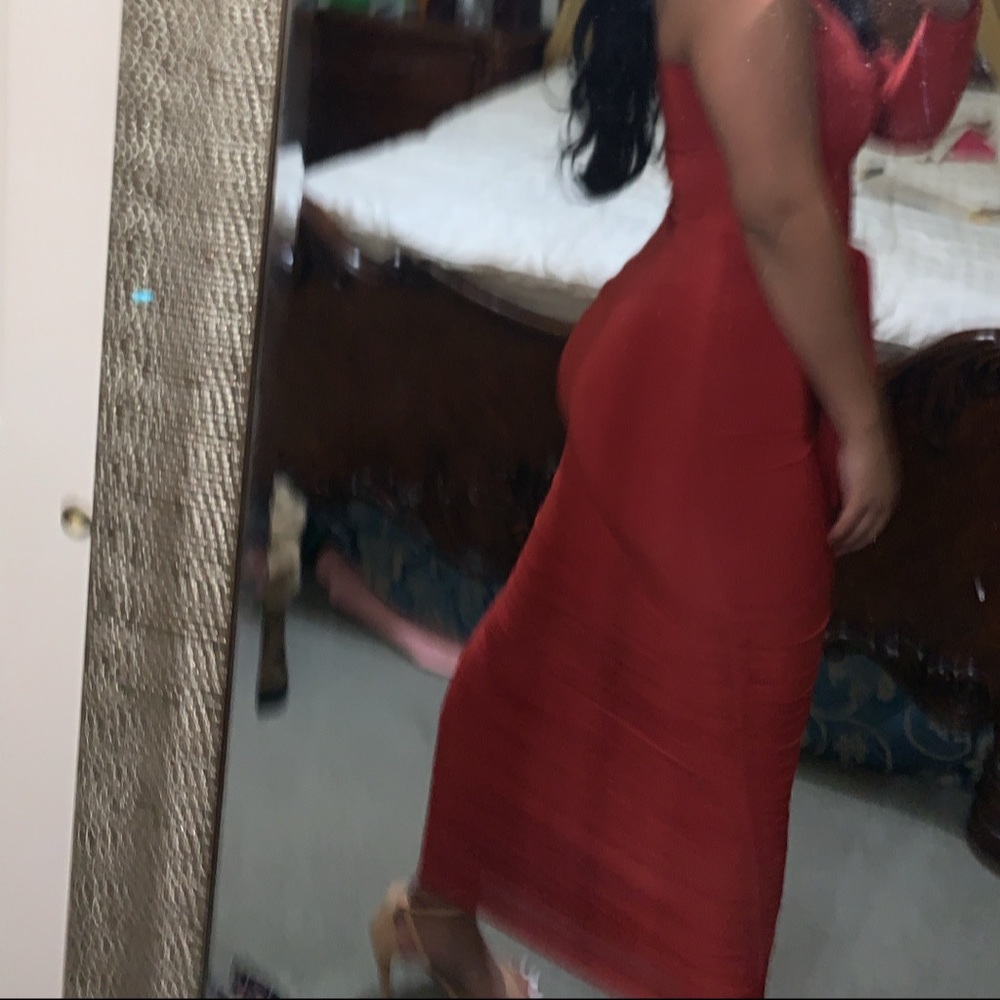 Rust Dress - image 2